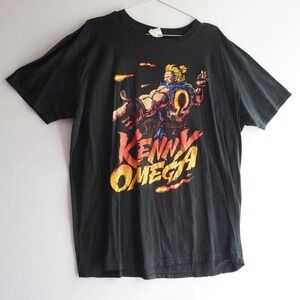 Kenny Omega Wrestling Graphic T-Shirt Mens 2XL Black Gildan Softstyle AEW NJPW
